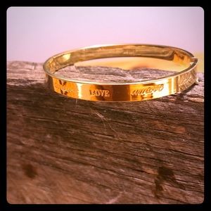 Stella&dot gold bangle bracelet.